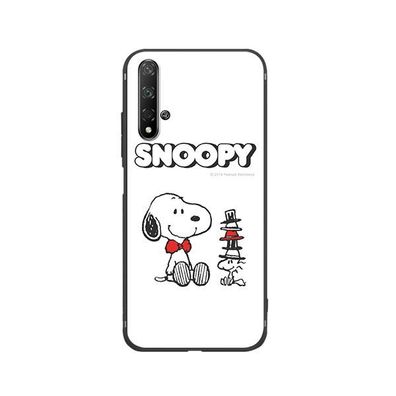 Snoopy Handyhülle für Apple iPhone 14 Handyhülle TPU Schutzhülle Geschenk Weiß05