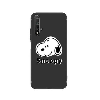 Snoopy Handyhülle für Apple iPhone 14 Handyhülle TPU Schutzhülle Geschenk Schwarz05