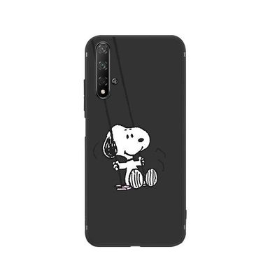 Snoopy Handyhülle für Apple iPhone 14 Handyhülle TPU Schutzhülle Geschenk Schwarz07