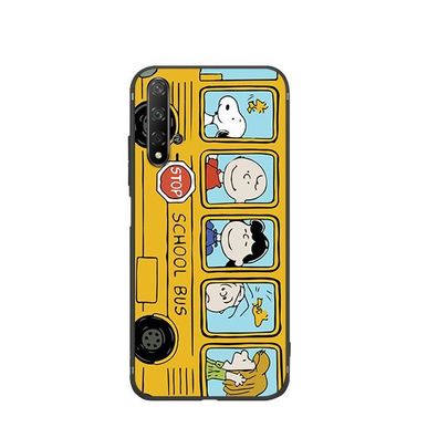 Bus Snoopy Handyhülle für Apple iPhone 14 Handyhülle Schutzhülle Geschenk Gelb