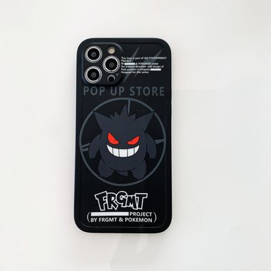 Pokémon Gengar Handyhülle für Apple iPhone 14 Schutzhülle Geschenk Schwarz