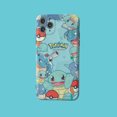 Pokémon Evolution Pattern Squirtle Handyhülle für Apple iPhone 14 Schutzhülle