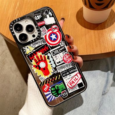 Spider Man Marvel Etikett Handyhülle für Apple iPhone 14 Schutzhülle Geschenk
