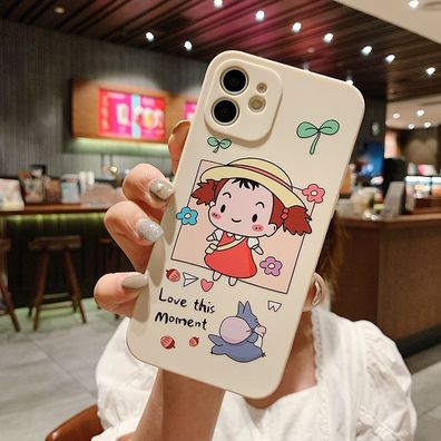 Totoro Lovely Mei Kusakabe Weiche Handyhülle für Apple iPhone 14 Schutzhülle