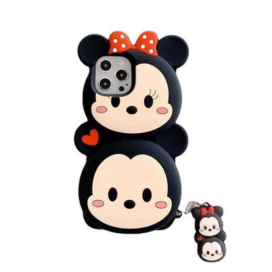 Stacked Mickey Minnie Handyhülle für Apple iPhone 14 Schutzhülle Geschenk