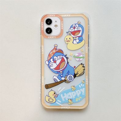 Doraemon Happy Ente Handyhülle für Apple iPhone 14 Schutzhülle Geschenk