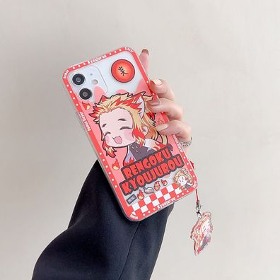 Demon Slayer Rengoku Kyoujurou Handyhülle für Apple iPhone 14 Schutzhülle Geschenk