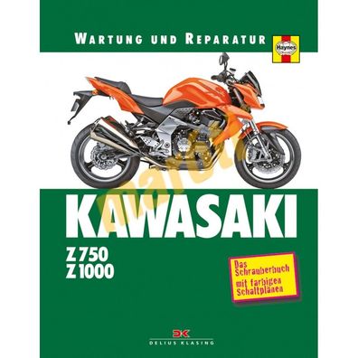 Reparaturanleitung Kawasaki Z 750, Z 1000, Werkstatthandbuch, Instandhaltung