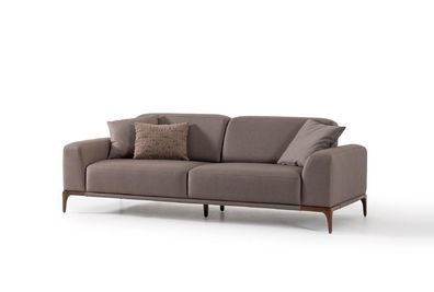 Wohnzimmer Sofa Couch Dreisitzer Design Luxus Couchen Möbel Neu braun