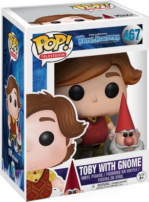 Trollhunters - Toby with Gnome 467 - Funko Pop! - Vinyl Figur