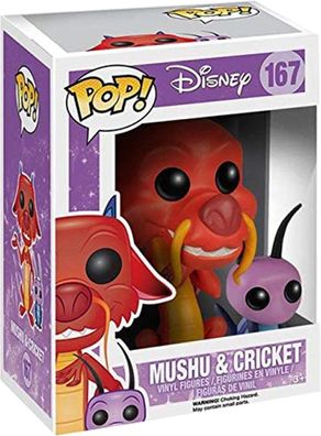 Disney Mulan - Mushu & Cricket 167 - Funko Pop! - Vinyl Figur