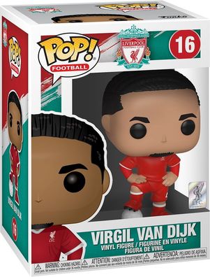 Football Liverpool - Virgil Van Dijk 16 - Funko Pop! - Vinyl Figur