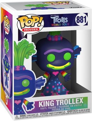 Trolls World Tour - King Trollex 881 - Funko Pop! - Vinyl Figur