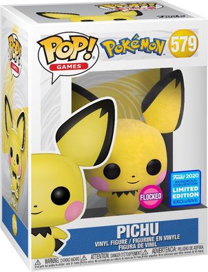 Pokemon - Pichu 579 Flocked 2020 Wondrous Convention Limited Edition Exclusive -