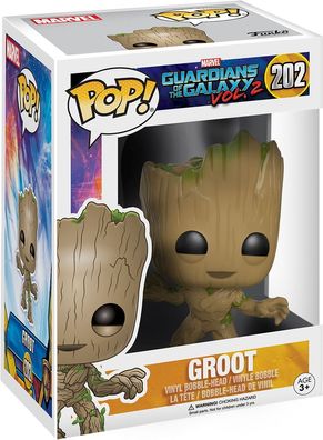 Marvel Guardians of The Galaxy Vol. 2 - Groot 202 - Funko Pop! - Vinyl Figur