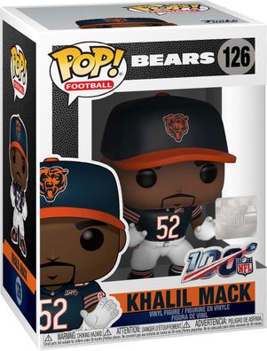 NFL Bears - Khalil Mack 126 - Funko Pop! - Vinyl Figur