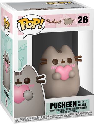Pusheen - Pusheen with Heart 26 - Funko Pop! - Vinyl Figur