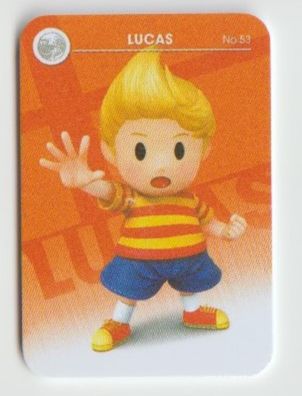 53 Lucas Mini NFC Karte Amiibo Karte für Super Smash Bros Nintendo Switch