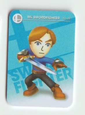 49 Mi Swordfighter NFC Karte Amiibo Karte für Super Smash Bros Nintendo Switch