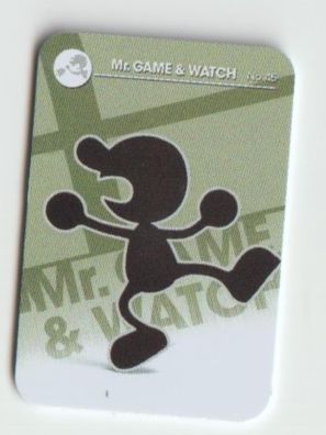 45 Mr. Game & WatchNFC Karte Amiibo Karte für Super Smash Bros Nintendo Switch