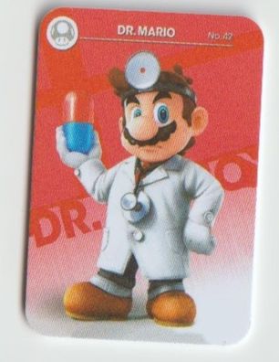 42 Dr. Mario Mini NFC Karte Amiibo Karte für Super Smash Bros Nintendo Switch