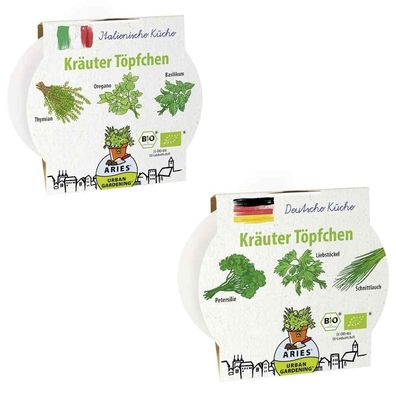 Bio Kräutertöpfchen Italienische- deutsche Küche