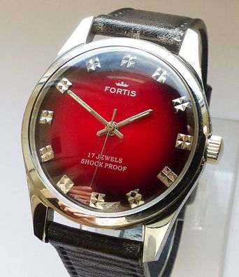 Schöne Fortis Classic 17Jew. Herren Vintage Armbanduhr Neuwertig