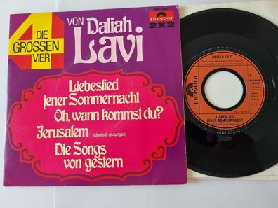 Daliah Lavi - Die grossen Vier/ Oh, wann kommst du? 2 x 7'' Vinyl Germany