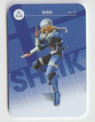 23 Sheik Mini NFC Karte Amiibo Karte für Super Smash Bros Nintendo Switch