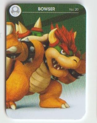 20 Bowser Mini NFC Karte Amiibo Karte für Super Smash Bros Nintendo Switch