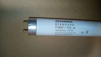 SyLvania Standard F18w / 125 -T8 Universal White Made in Germany CE