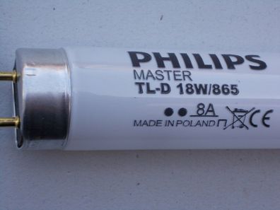 PHiLips MASTER TLD 18w/865 Recyclable CE Made in France F3