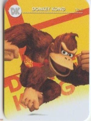 4 Donkey Kong Mini NFC Amiibo Karte für Super Smash Bros Nintendo Switch