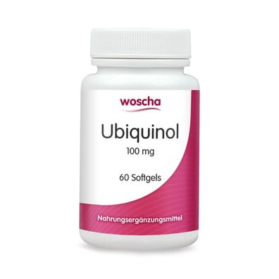 Ubiquinol 100 mg, 60 Softgels - Woscha by Podomedi