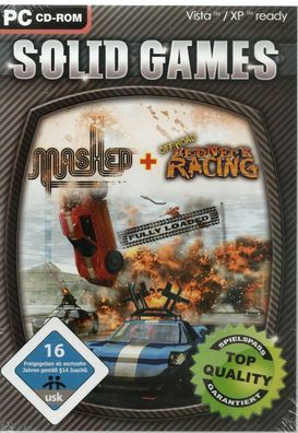Solid Games - Mashed + Redneck Racing (PC, 2012, DVD-Box) NEU & Verschweisst