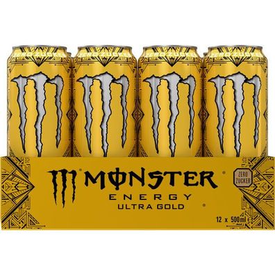 Monster Ultra Gold 12x0.50l Ds. Einweg Pfand