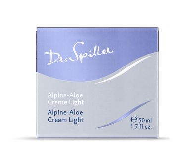 Dr. Spiller Alpine-Aloe Creme Light 50 ml für sensible & feuchtigkeitsarme Haut