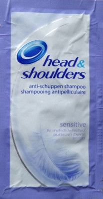 head & shoulders Sensitive Anti-Schuppen Shampoo 10ml Reisegröße