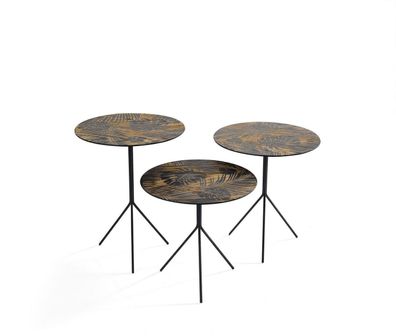 Rundtische Tisch Couchtische Tische Luxus Design Beistelltische 3 tlg.