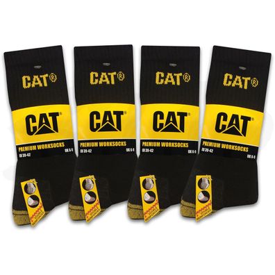 12 Paar CAT® Caterpillar Premium WORK Arbeitssocken 39-50 Business Socken Strümpfe