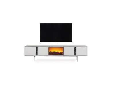 rtv sideboard mit Kamin tv fernseher ständer möbel luxus lowboard 240cm