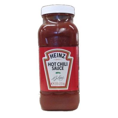 Heinz Hot Chili Sauce mit scharfen würzigen Chili Aromen 2500ml