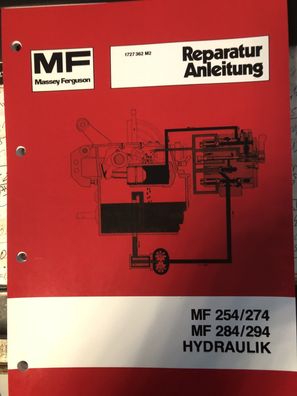 Reparaturanleitung Massey Ferguson Hydraulik für die MF 284 und 294