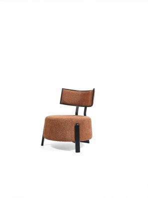 Luxus Design Polster Stuhl Stühle Sitz Wohnzimmer Holz Textil Sessel Neu