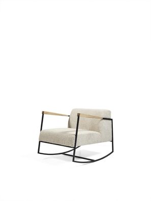 Sessel 1 Sitzer Textil Polster Sitzer Neu Luxus Sessel Design Lounge