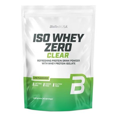 Biotech USA Iso Whey Zero Clear 1000g - Diät -Muskelschutz + Shaker