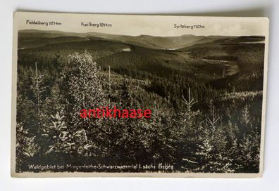 DDR Ansichtskarte AK Morgenleithe Schwarzwassertal Erzgebirge