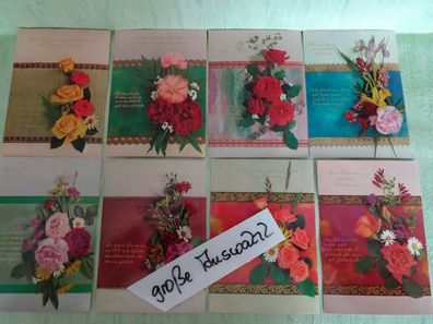 alte Postkarten AK PZB Paul Zoecke Glanz Berlin Germany Verse Muttertag Blumengesteck