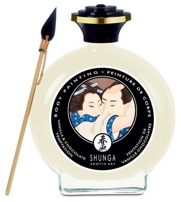 Shunga Body Paint Vanilla & Chocolate Intimate Kisses Wellness Partner-Massage