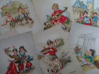 alte Postkarten AK PZB Paul Zoecke Berlin Germany der lieben Mutter Kinder
